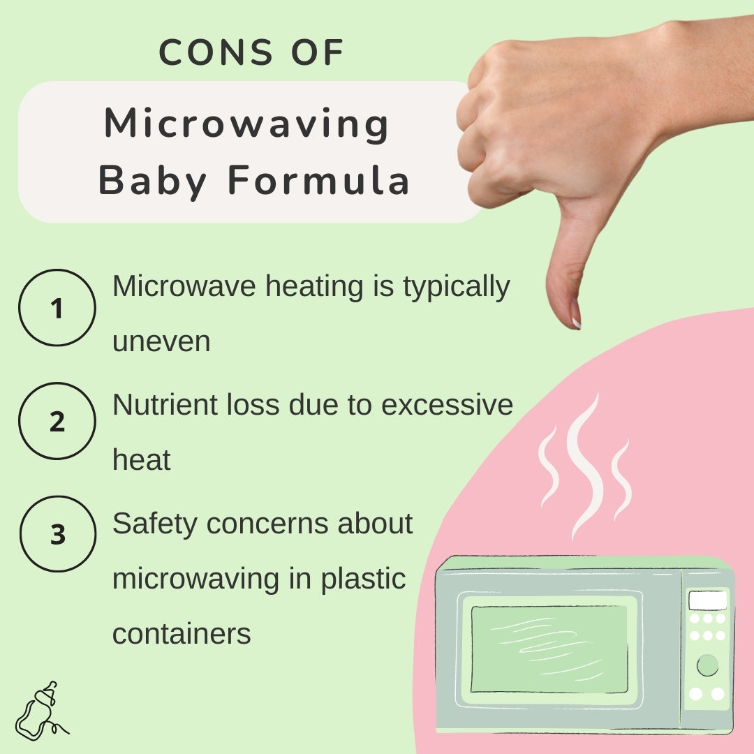 Cons of Microwaving Baby Formula - baby milk bar