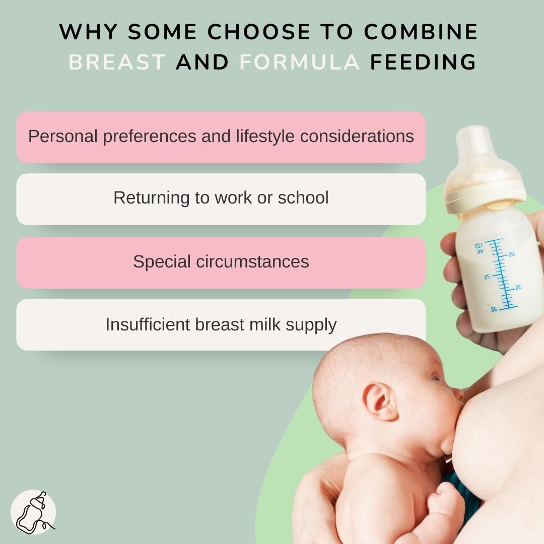 Why Some Choose to Combine Breast and Formula Feeding - Baby Milk Bar