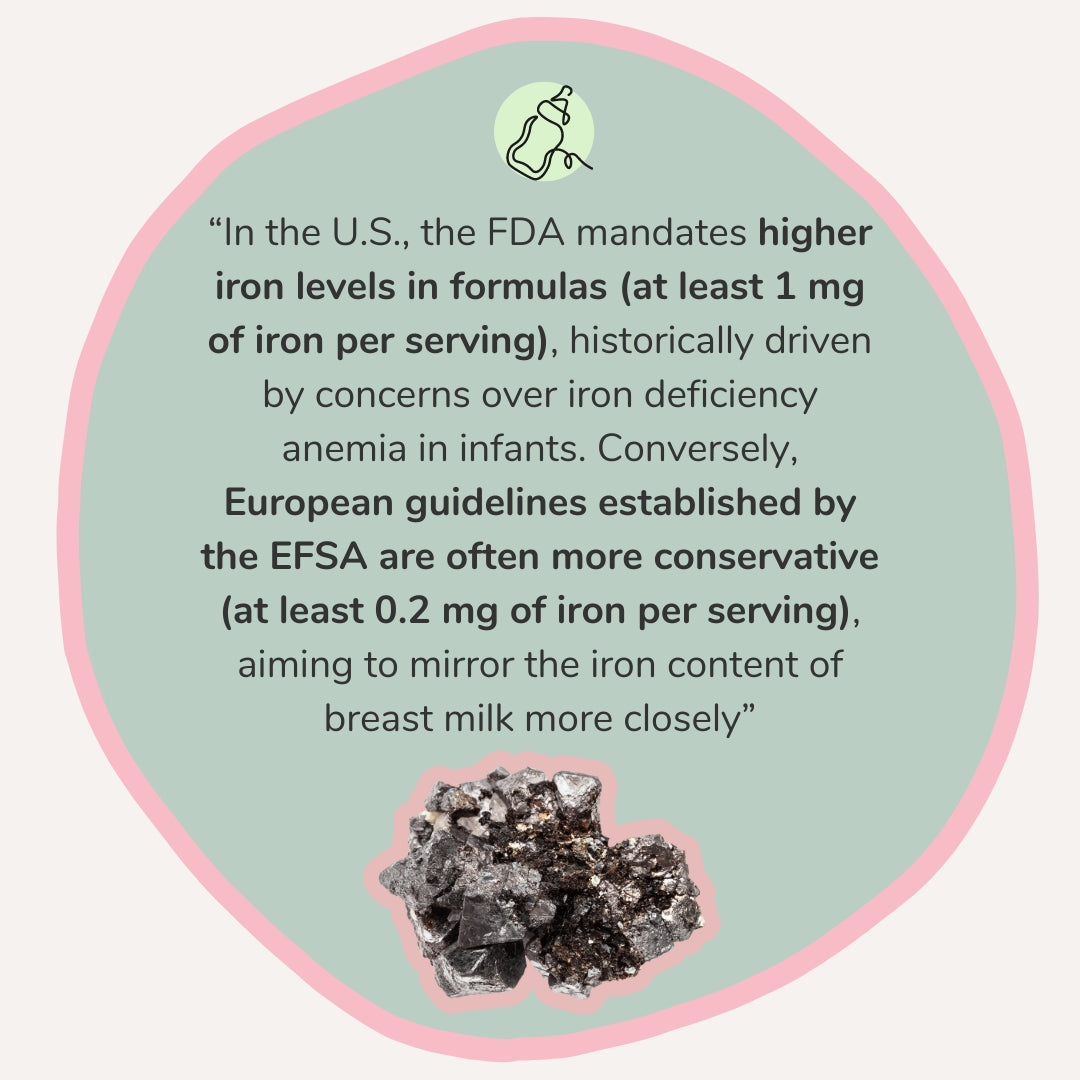 Iron in Baby Formulas: the EU vs. the US - baby milk bar