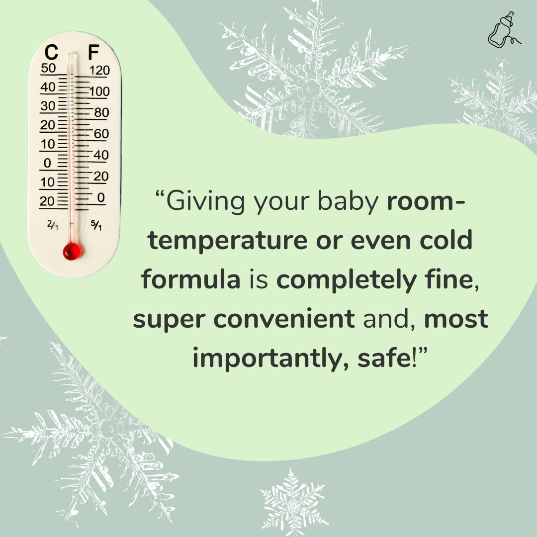 Infant Formula Temperature Recommendations - baby milk bar