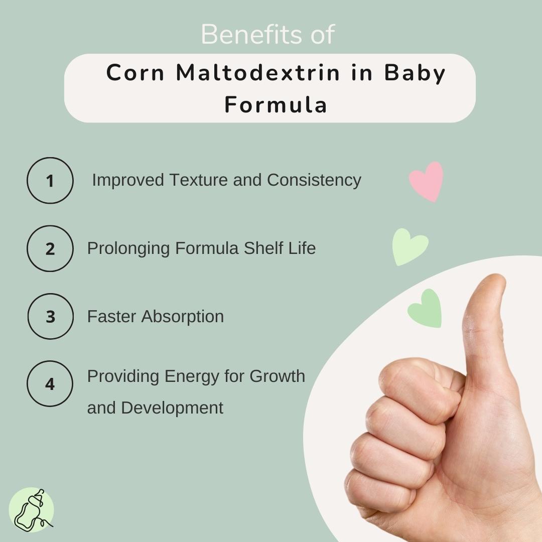 Benefits of Corn Maltodextrin in Baby Formula - Baby Milk Bar