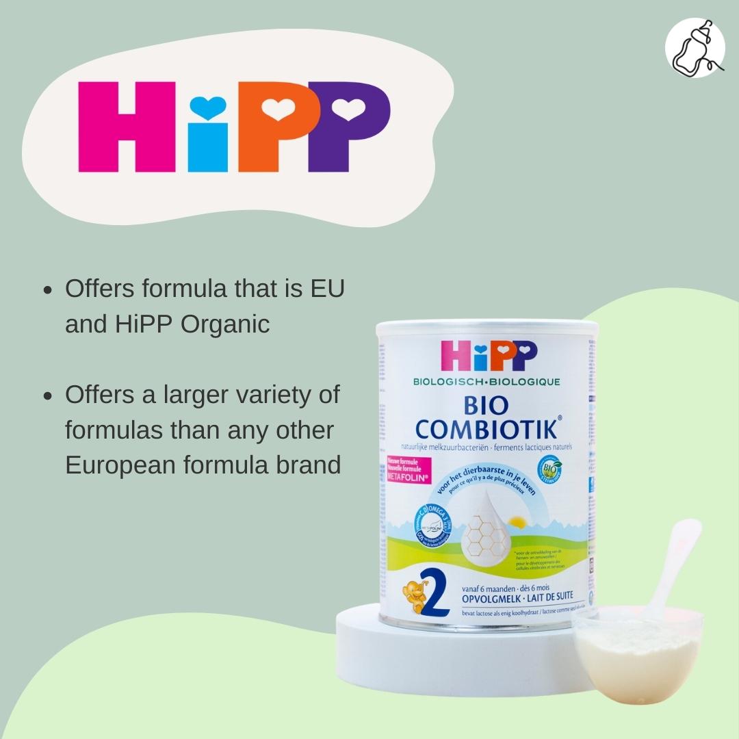 HiPP Organic Formulas - Baby Milk Bar