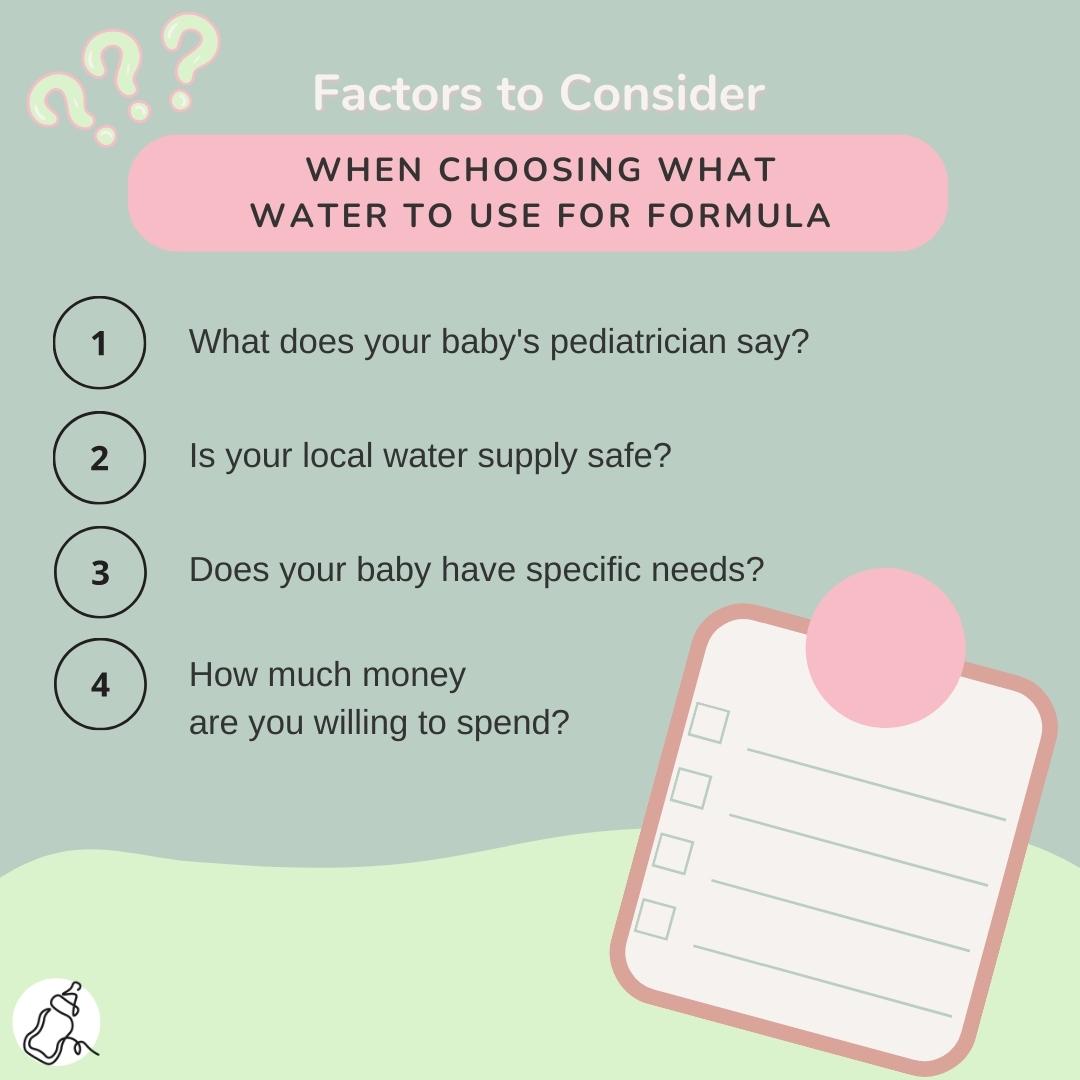 Factors to Consider When Choosing What Water to Use - Baby Milk Bar