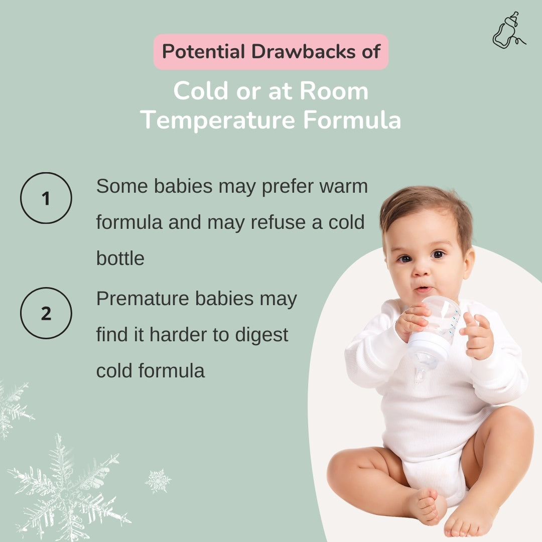 Cons of not feeding your baby warm formula - baby milk bar