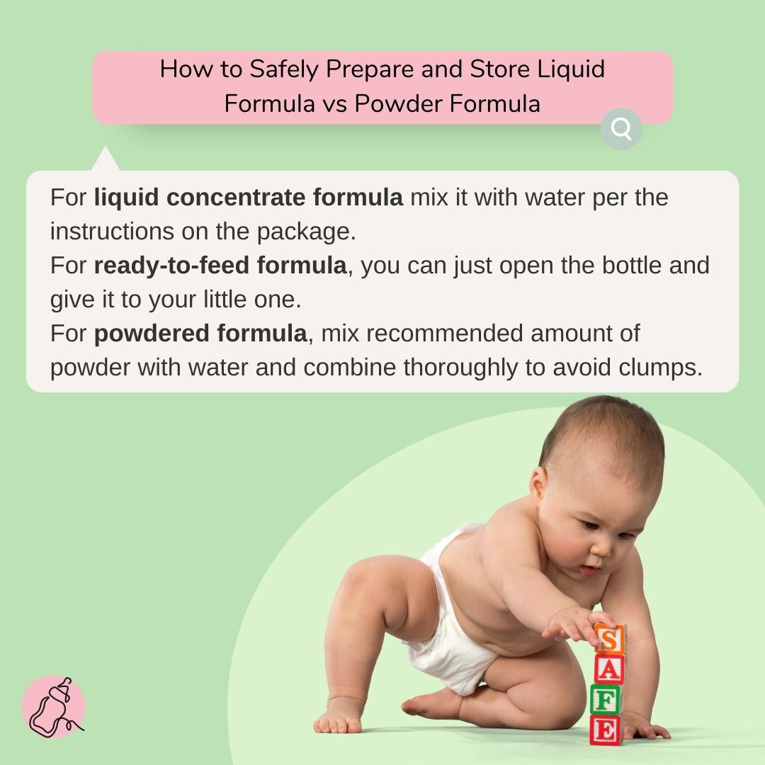 How to Safely Prepare and Store Formula - Baby Milk Bar