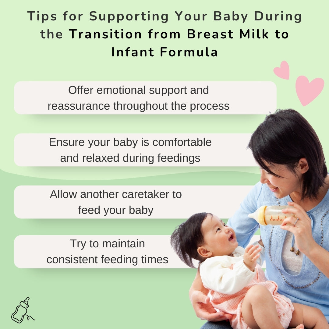 Tips for Supporting Your Transition to Infant Formula - Baby milk bar