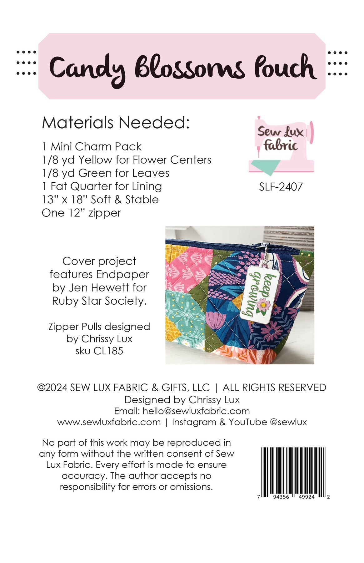 Candy Blossoms Pouch