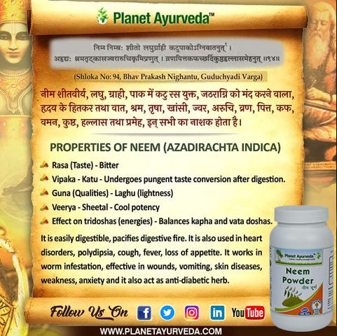 Classical Reference of Neem