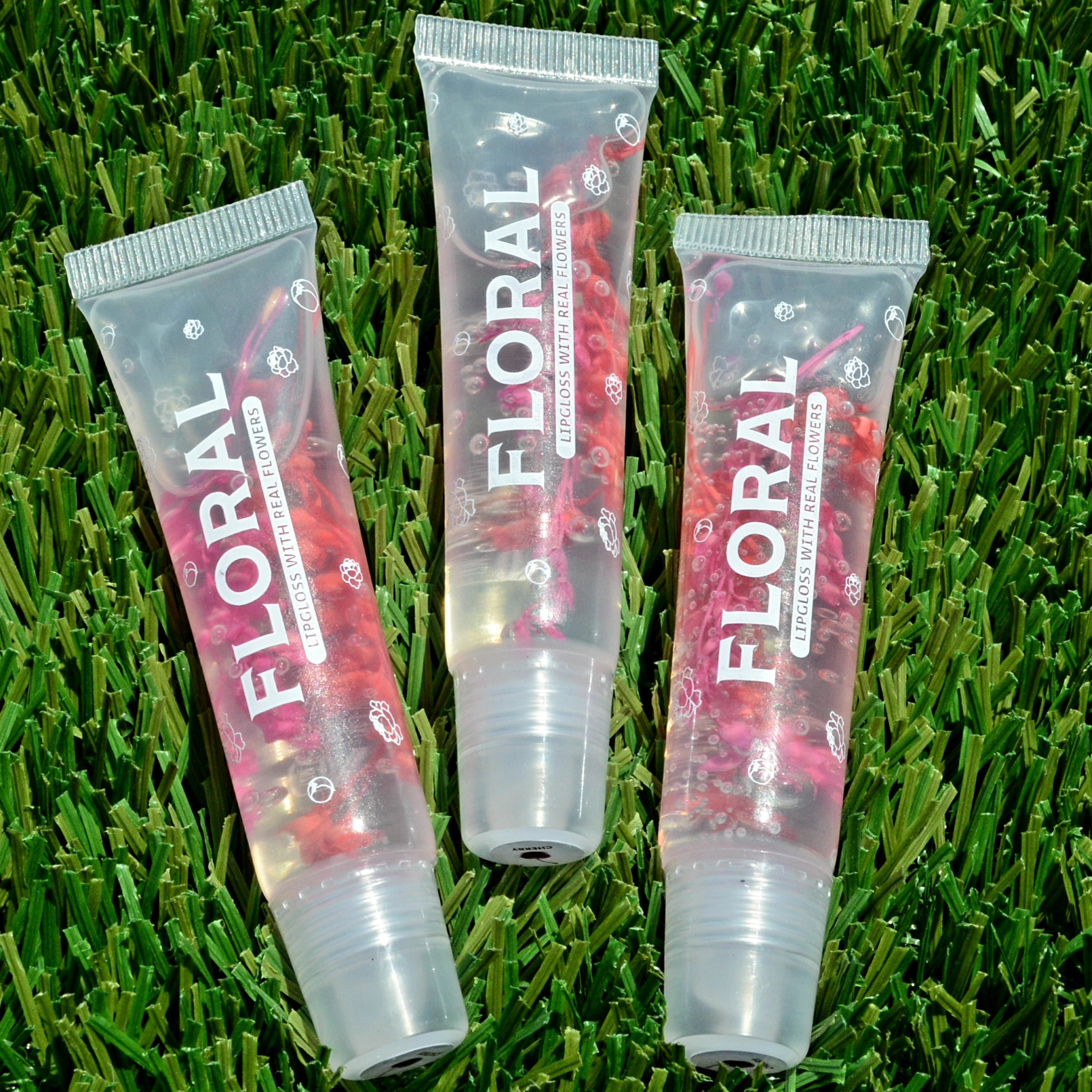 Download Floral Tube Scented Lip Gloss - Cherry