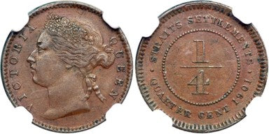 Queen Victoria 1837- 1901 | Straits Settlements Coins: