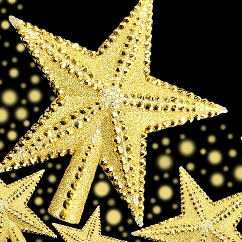 Add Sparkle To Your Christmas Tree Topper With Preciosa Flat Back Crys