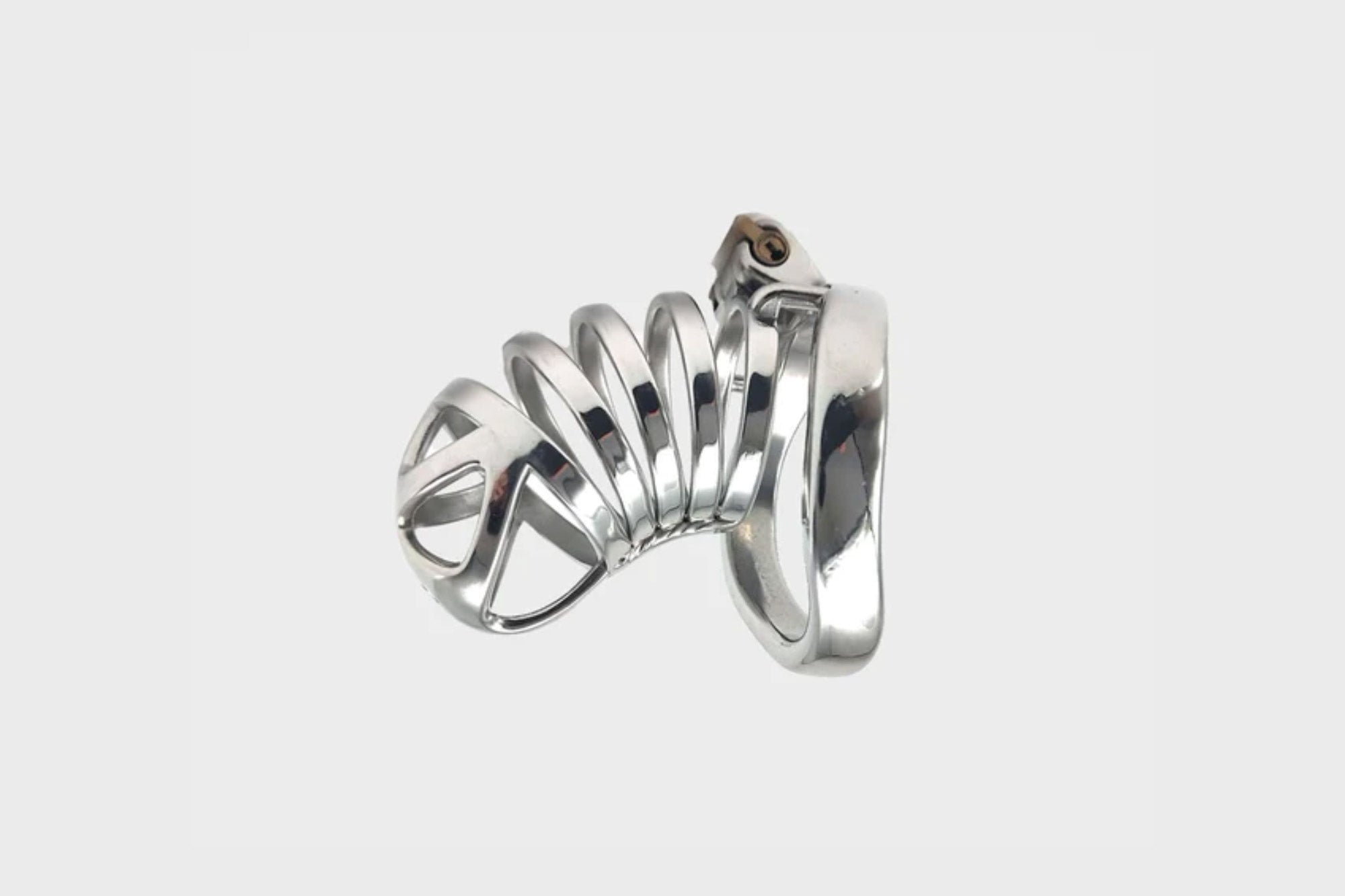 High quality mens steel chastity cage
