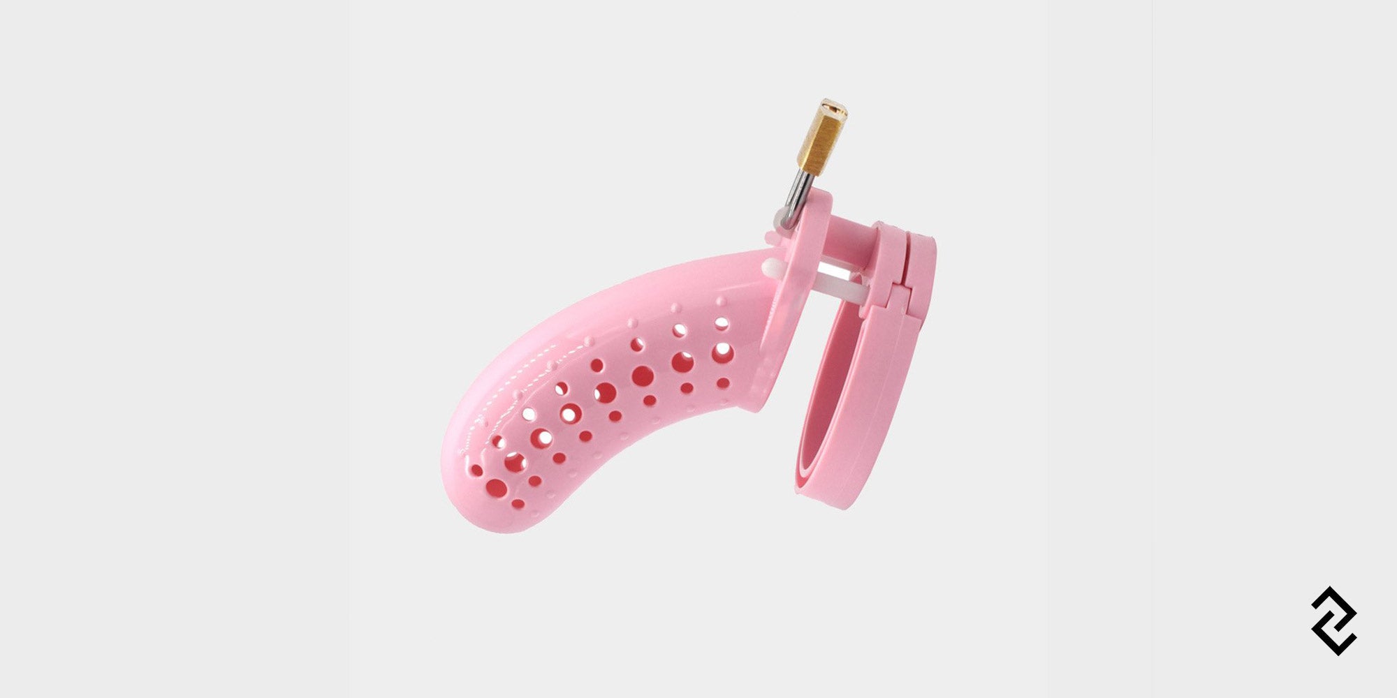 beautiful pink chastity cage for sissies