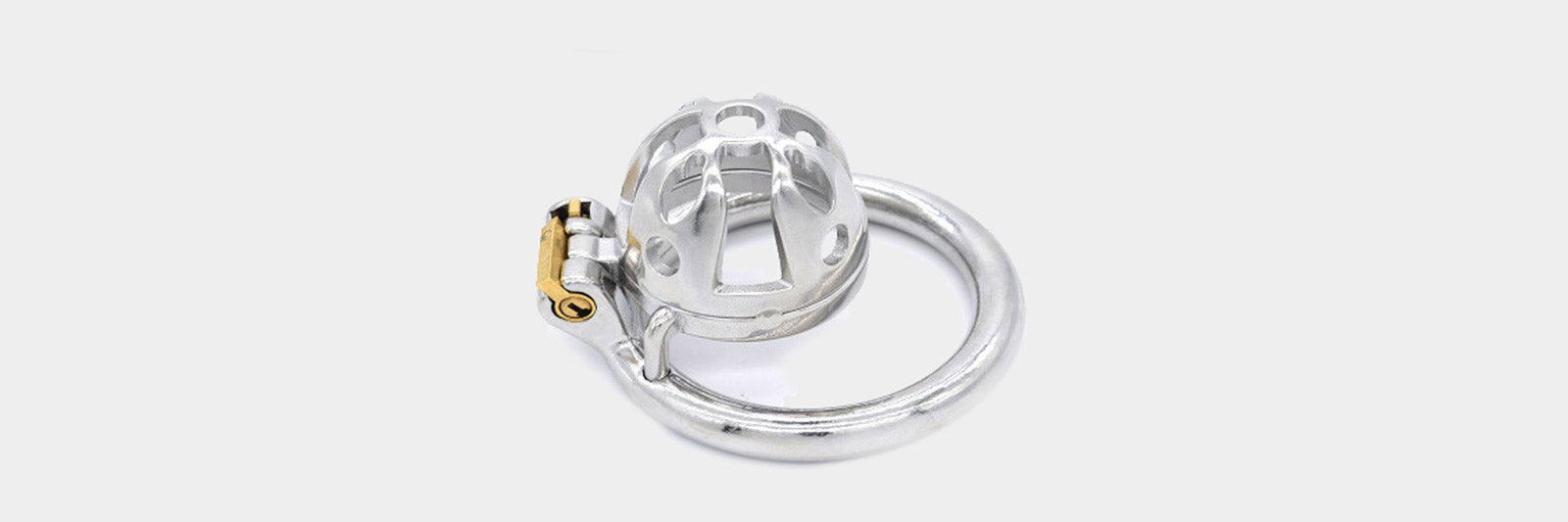 A very small chastity worn by men