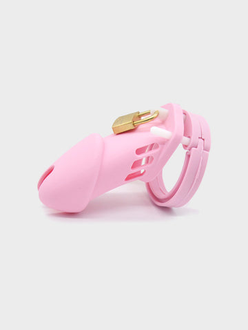 Hot Pink Jingle Bell- Mini Chastity Cage Accessory - CB-X