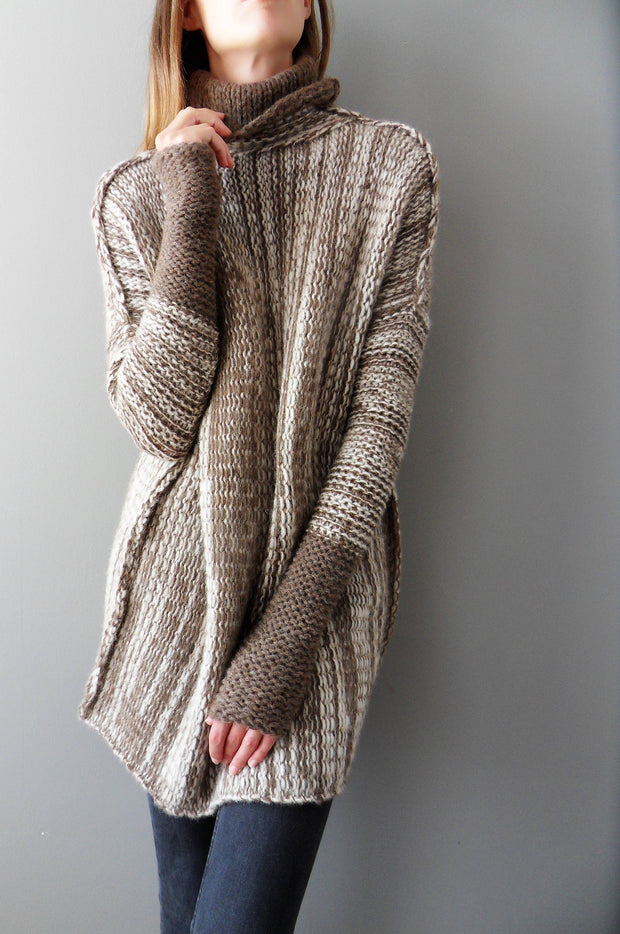 chunky knit sweater dress