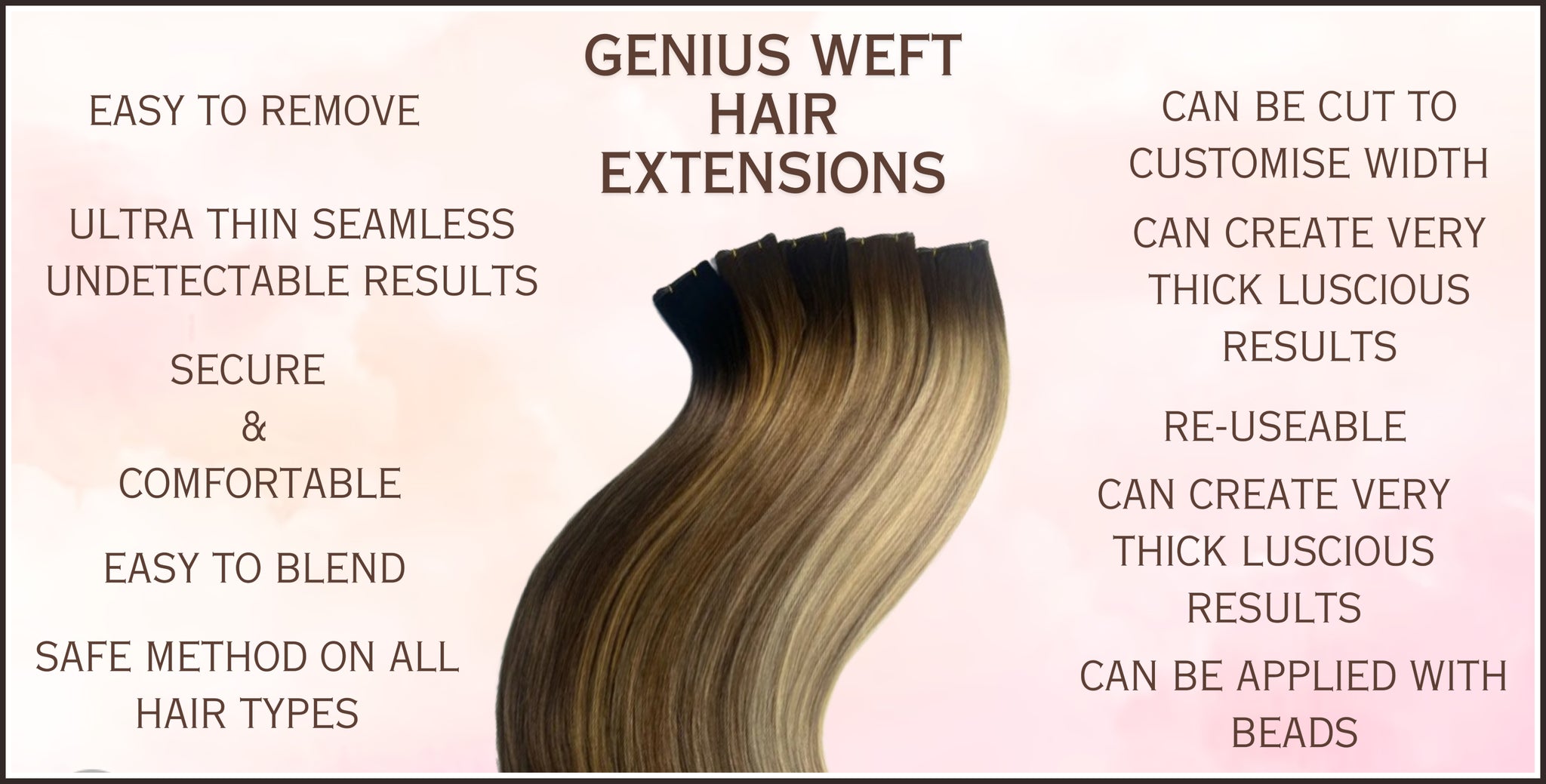 The benefits of using invisible weft