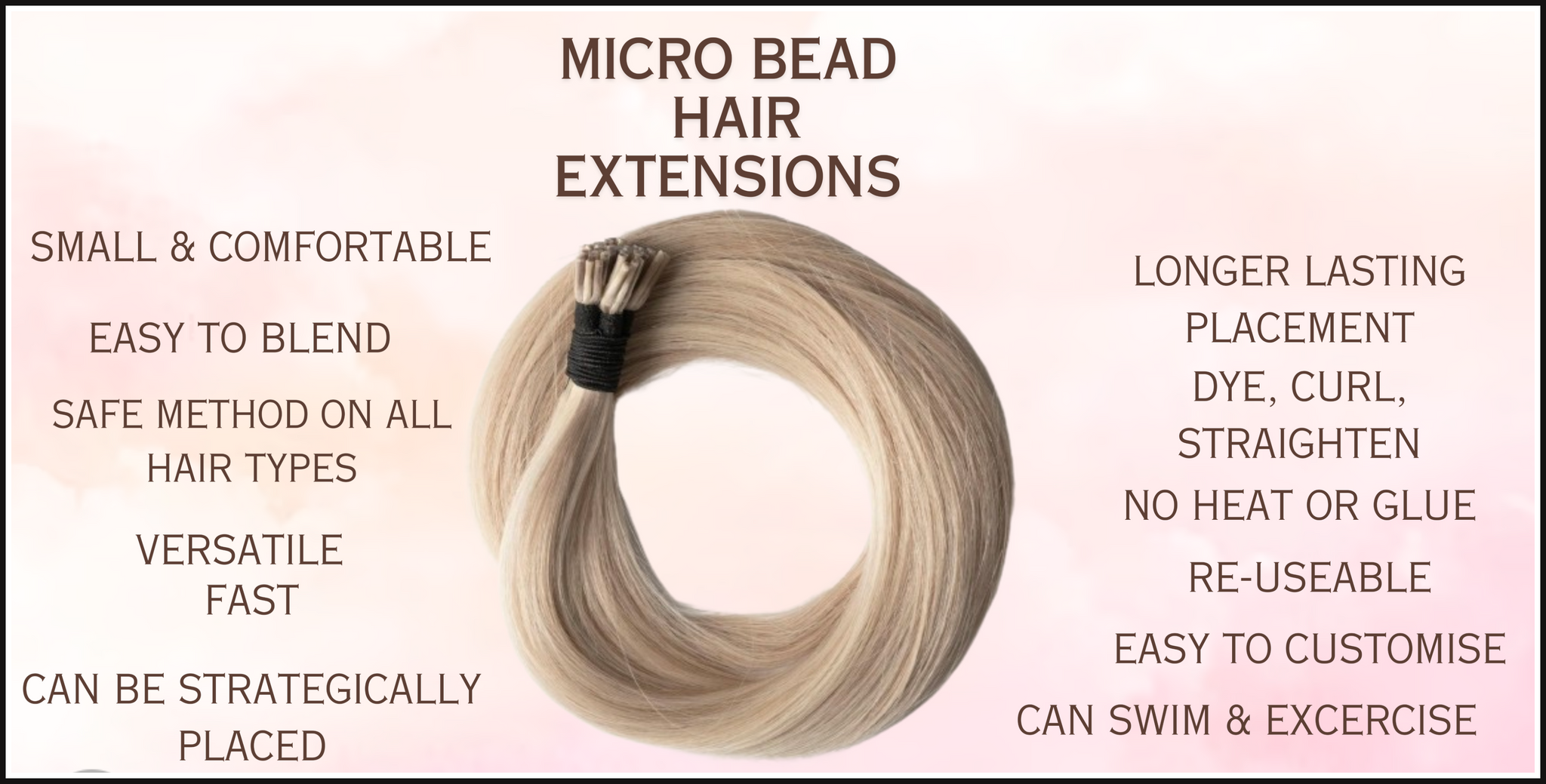 What are the benefits of micro-bead hair extensions