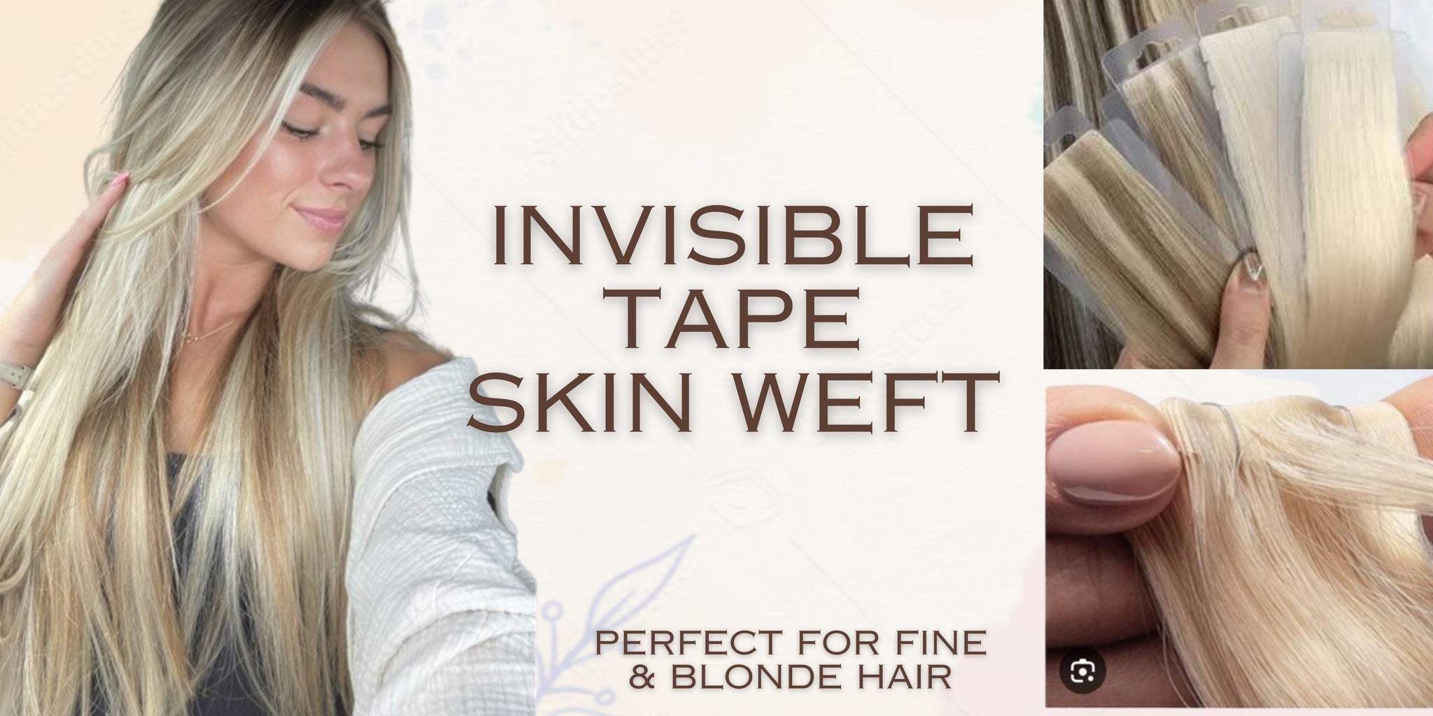 invisible tape hair extensions skin weft Australia