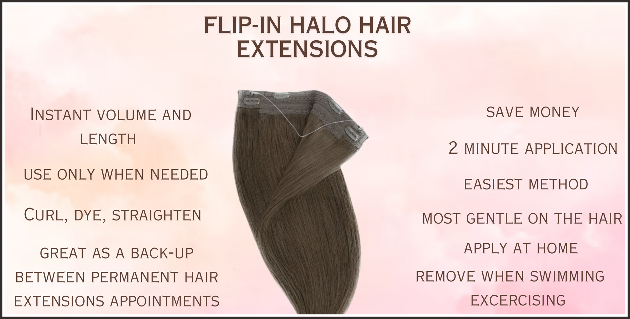 What are the benefits of halo hair extensions?