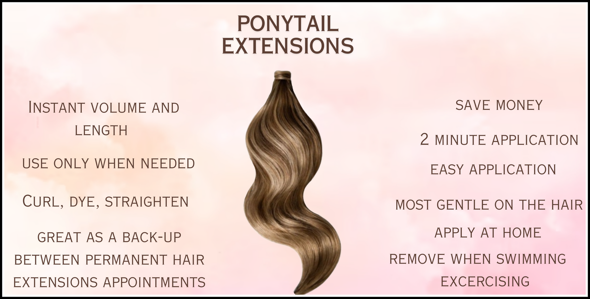What are the benefits of ponytail hair extensions