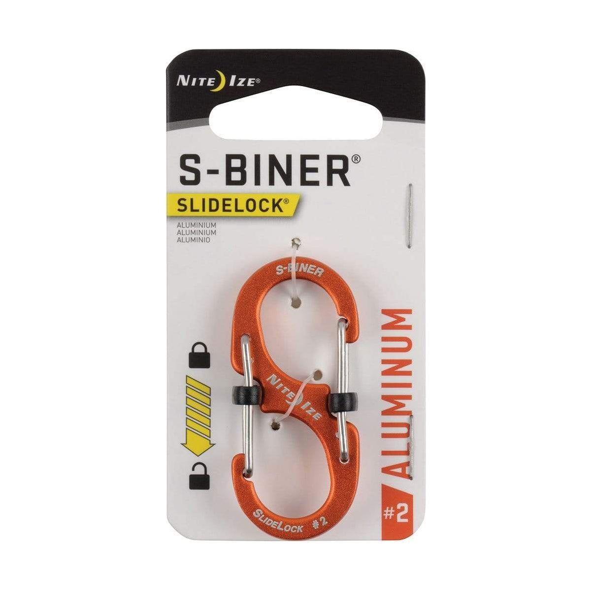 Nite Ize LSBA4-10-R6 S-Biner SlideLock Dual Locking Carabiner, Size #4, Red