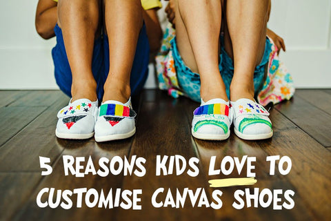 5 reasons kids love to customise canvas shoes mythical canvas