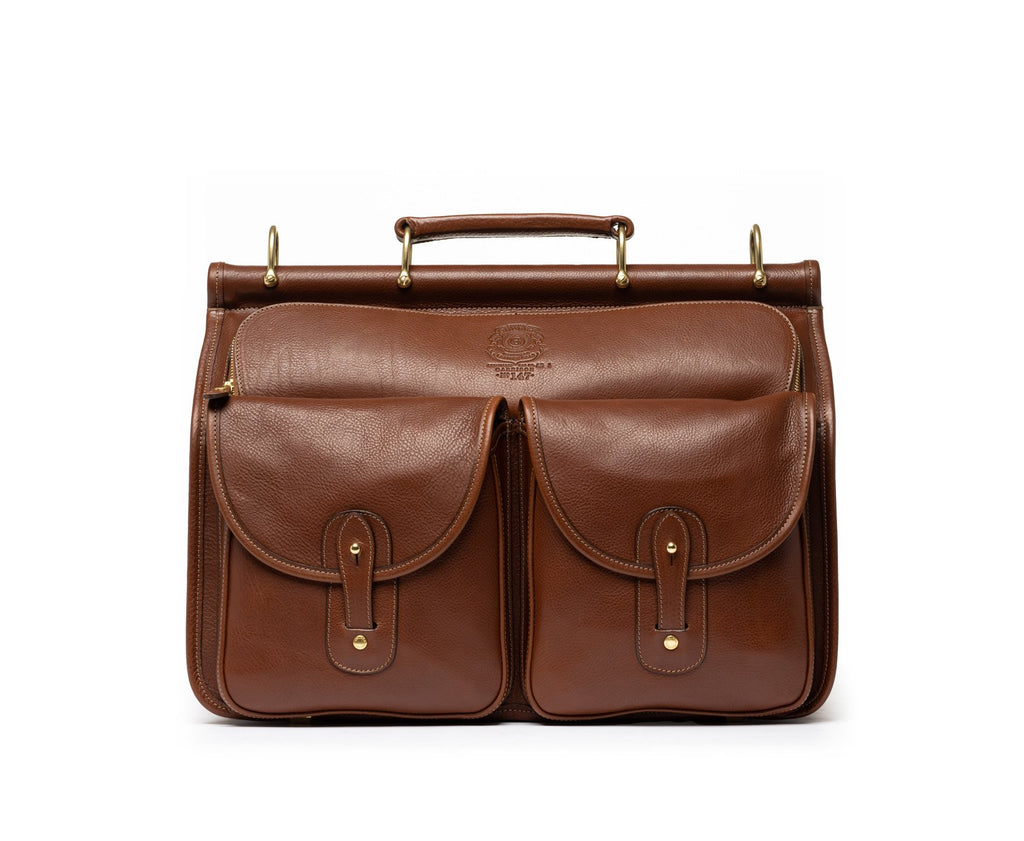 Garrison No. 147 | Vintage Black Leather Briefcase | Ghurka