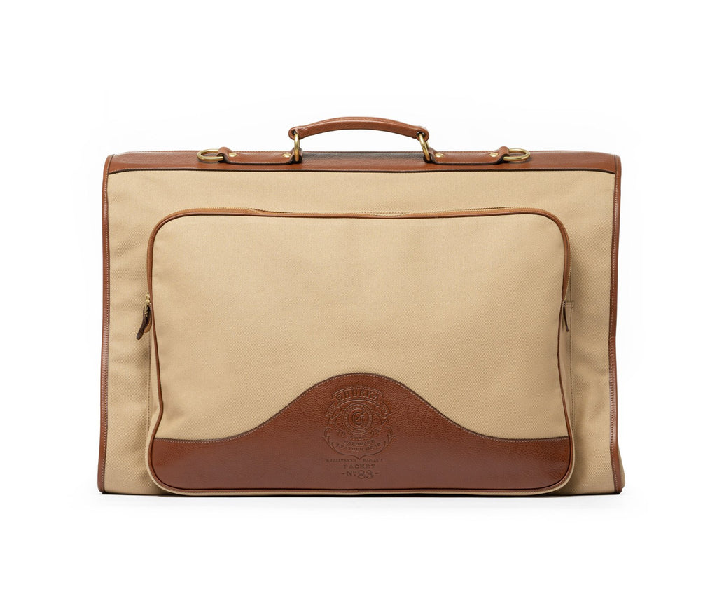 Packet No. 83, Vintage Chestnut Leather Garment Bag