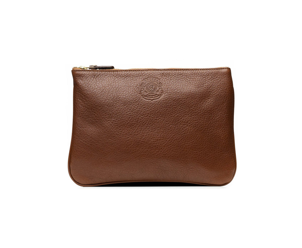 Pocket II No. 202 | Vintage Chestnut Leather Pouch | Ghurka