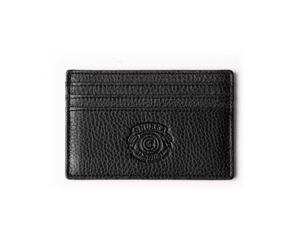 Handmade Zipper Card Holder · Black by Capra Leather