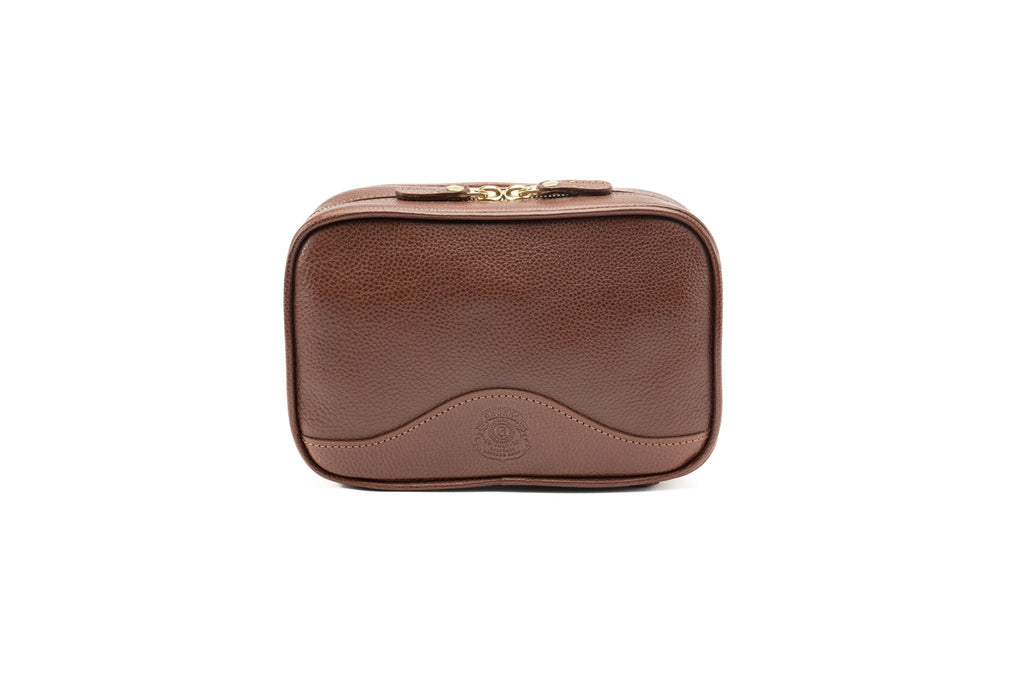 Gucci Black Leather Guccissima Toiletry Bag Default Title