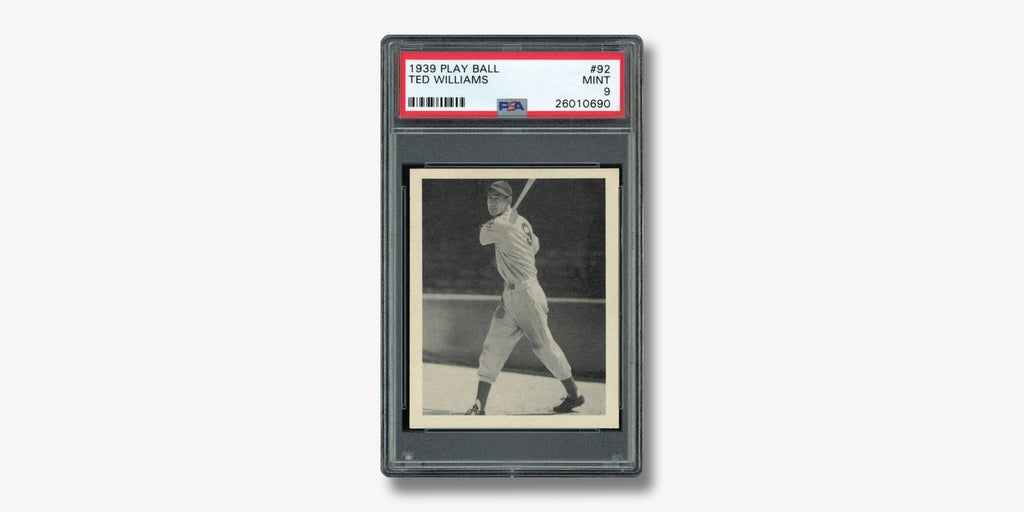 28.1939 Play Ball #92 Ted Williams Rookie Card