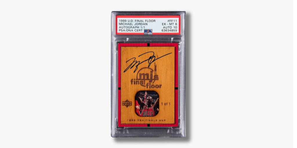 Upper Deck Final Floor Autograph #FF11 Michael Jordan Signed Relic Card (#1/1)