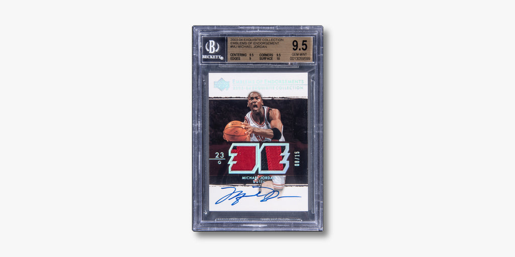 UD Exquisite Collection Emblems Of Endorsement Michael Jordan Patch Auto