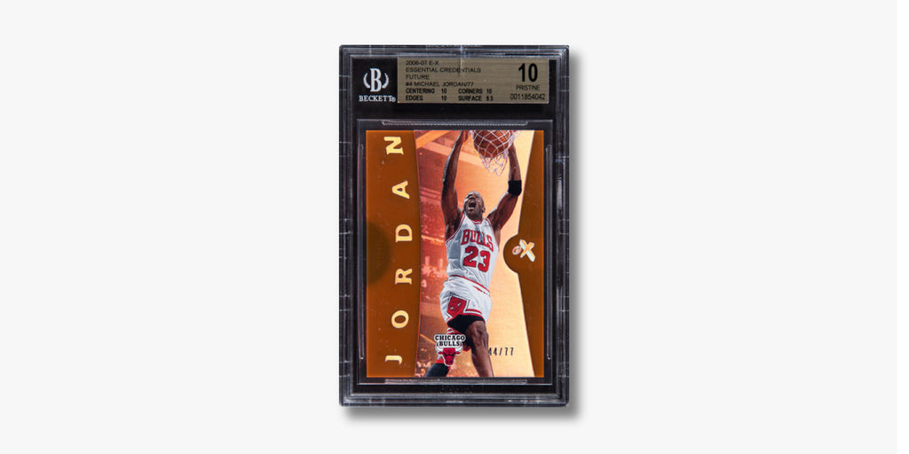 2006 E-X Essential Credentials Future Michael Jordan