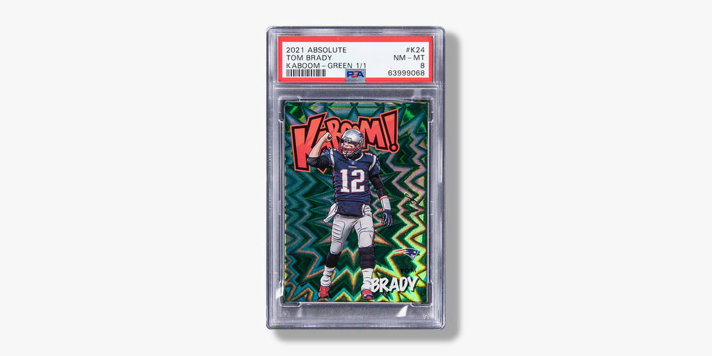 2021 Panini Absolute Tom Brady KABOOM - GREEN 1/1 #K24