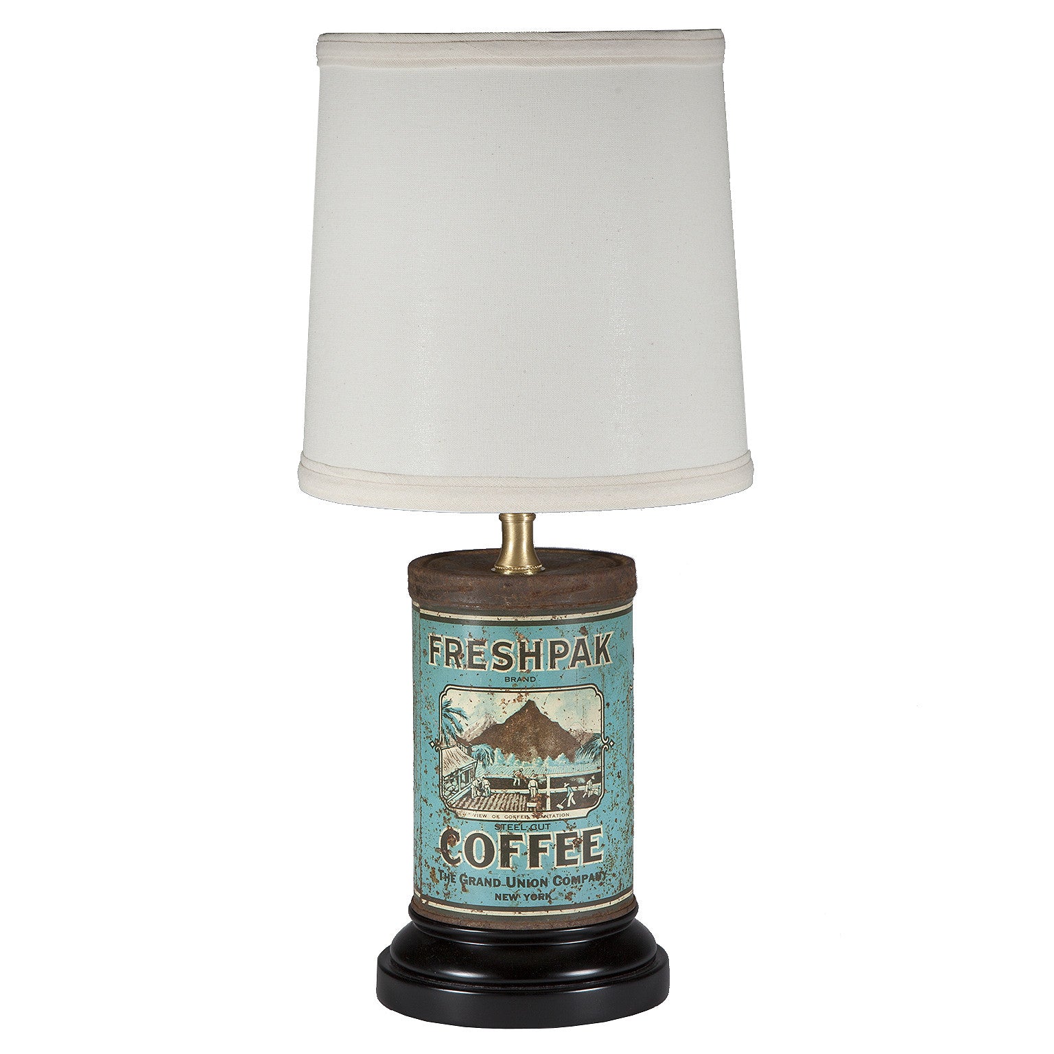 Kitchen Table Lamps â€“ LampStore.com Vintage Blue Coffee Can Kitchen Lamp