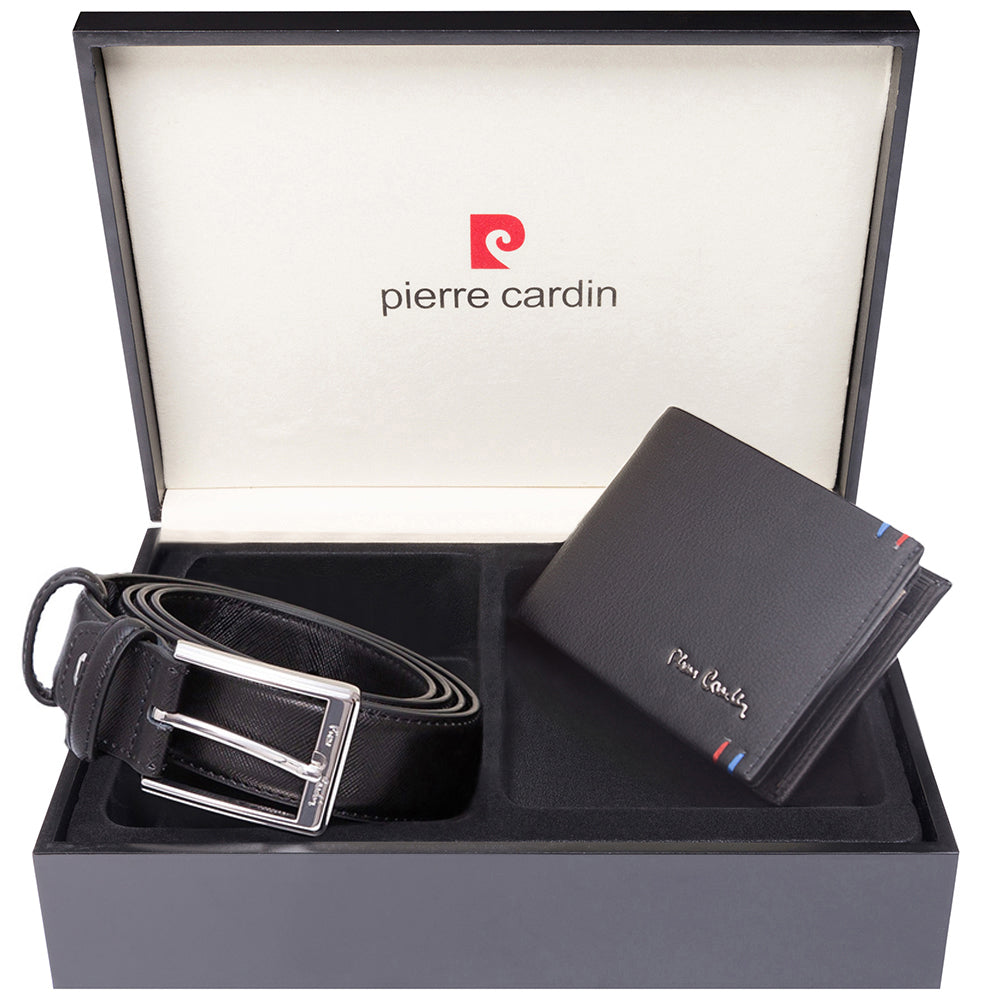 Set cadou barbati Pierre Cardin GBS750 - Exclusive Collection - cu protectie RFID
