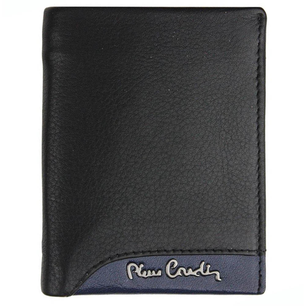 Portofel barbati din piele naturala Pierre Cardin GPB005 - cu Protectie RFID Negru/Bleumarin