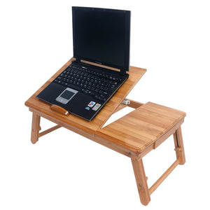 Folding Laptop Table Lap Desk Bed Portable Mycndyhouse