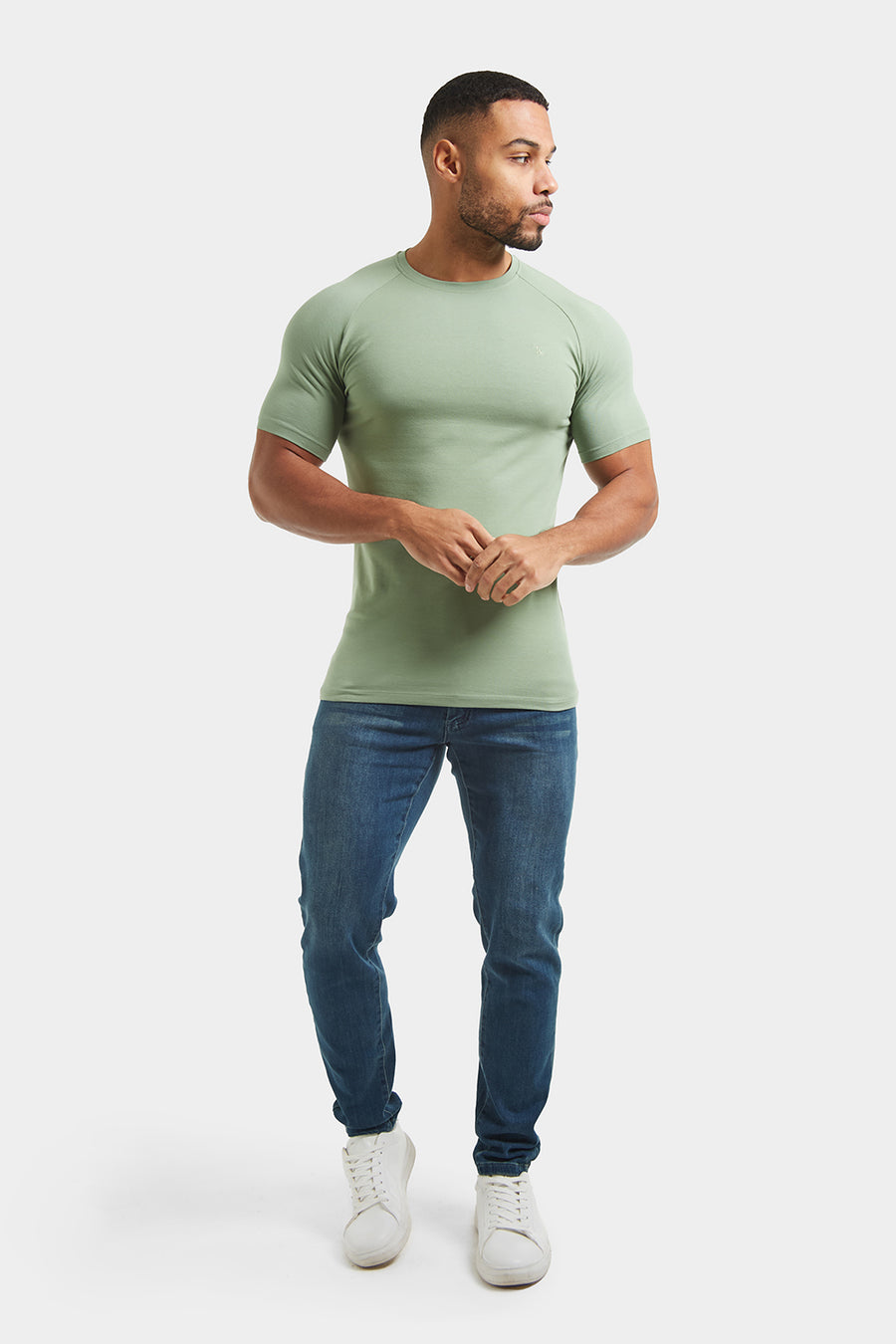 Fashion Fit T-Shirt in Grey Marl - TAILORED ATHLETE - USA