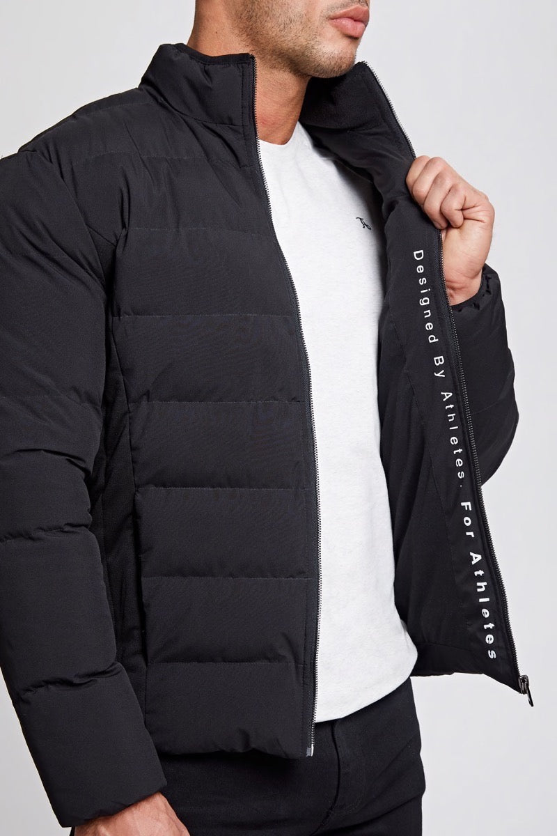 athletics long padded jacket