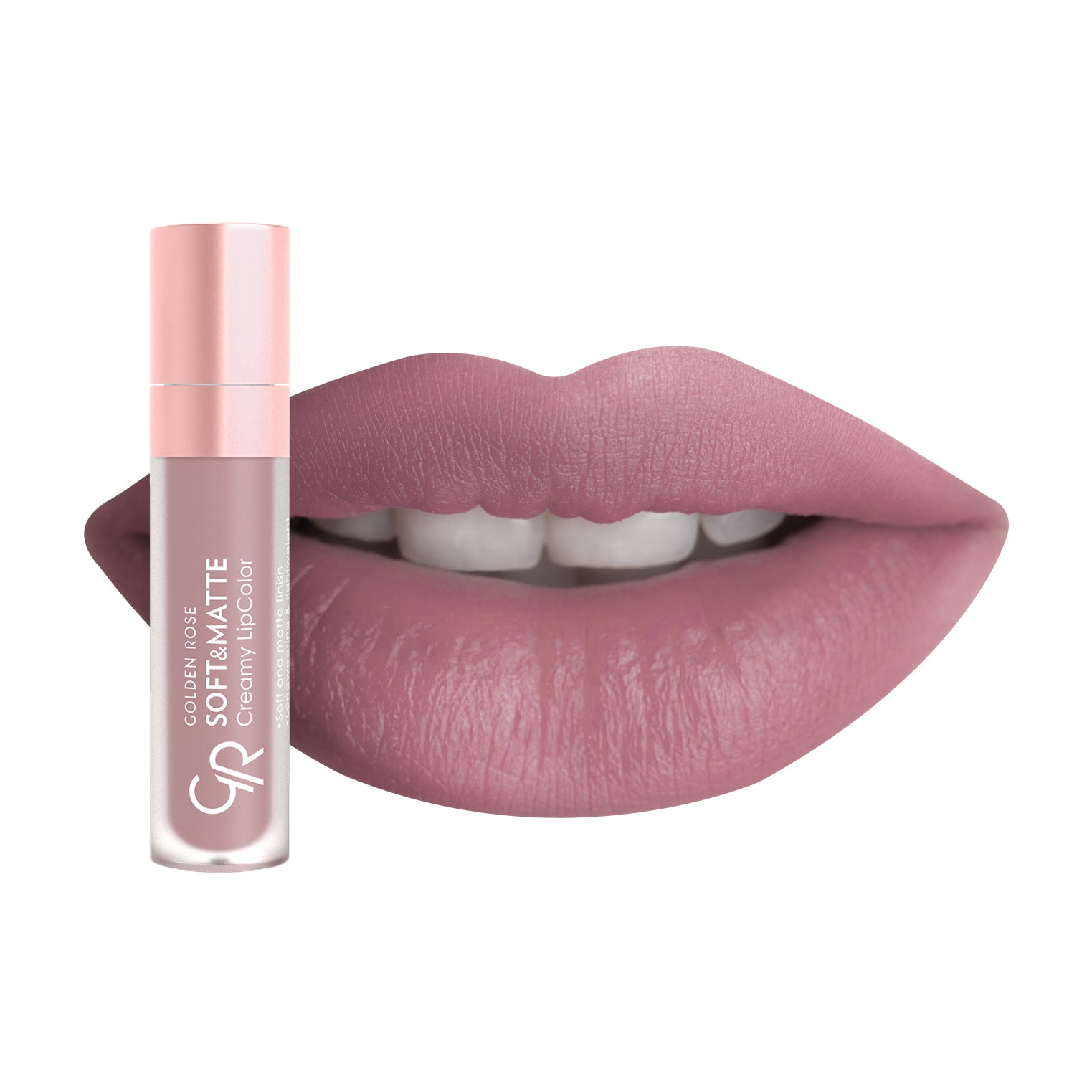 Liquid And Cream Lipstick Golden Rose