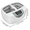 2.5L Ultrasonic Cleaner Mini Portable Washing Machine Ultrsound Dishwasher Stainless Steel Jewelry Fruits Contact Lenses - Mirage Novelty World