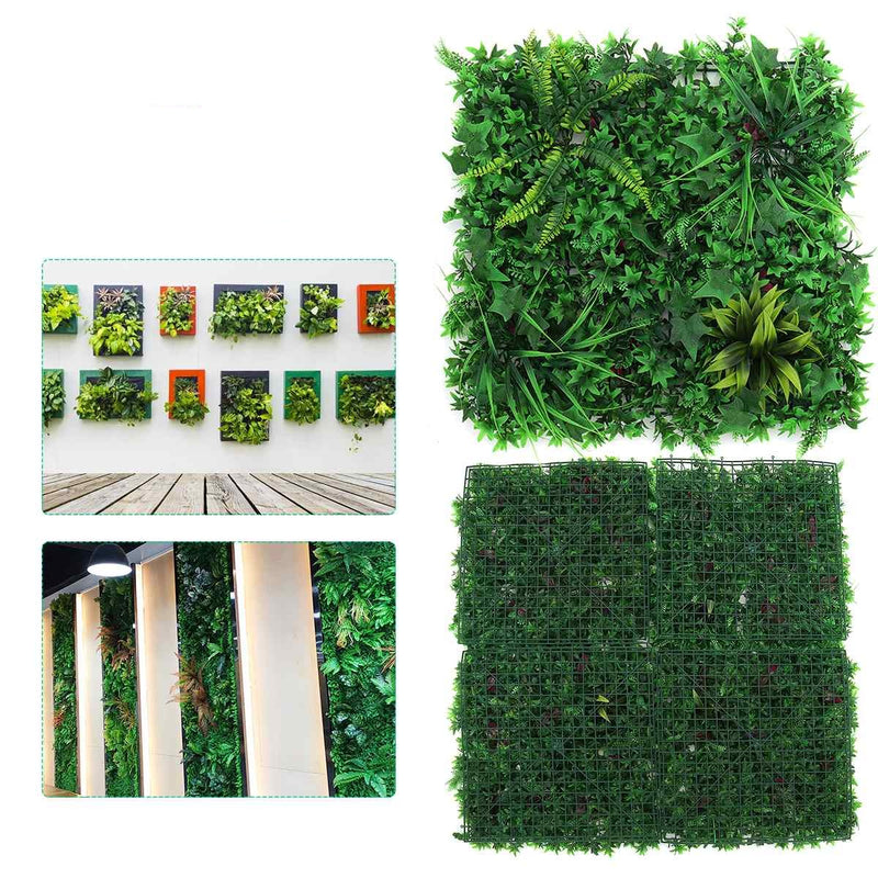 100x100cm Artificial Green Plant Lawns Carpet for Home Garden Wall