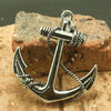 316L Stainless Steel Cool Punk Gothic Anchor Silver Pendant - Mirage Novelty World