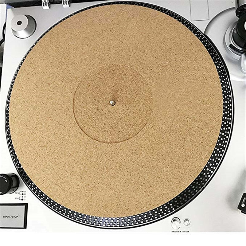 Cork Turntable Platter Mat Lp Slip Mat Audiophile 3mm Anti Static