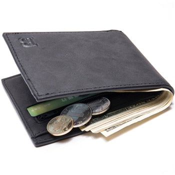 Fashion Men Wallets Small Wallet Men Money Purse Coin Bag Zipper Short Male Wallet - Mirage Novelty World