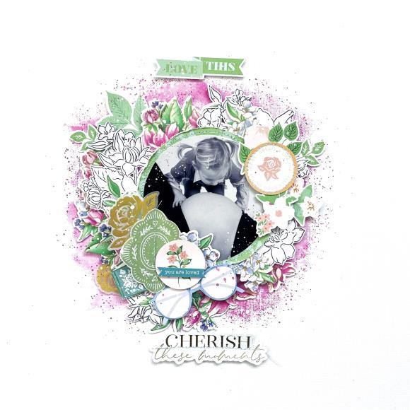 196423 Pinkfresh Studio - Artistic Dahlia Clear Stamps – Cloud9 Crafts